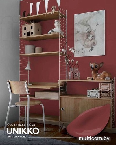 Краска Finntella Foxy Lapselli Matte Unikko F-50-1-1-FL252 0.9 л (красный)