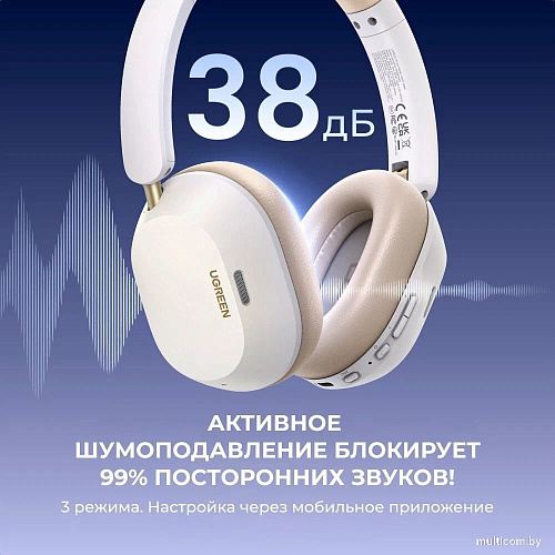 Наушники Ugreen HiTune Max5c (белый)