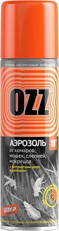 Аэрозоль от насекомых Ozz Ultra 18 (150 мл)
