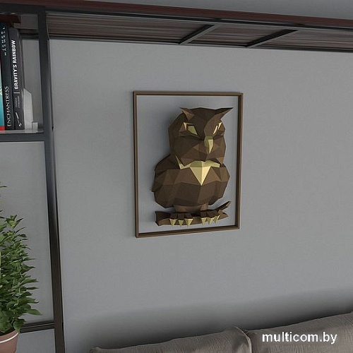 PaperCraft PAPERRAZ Сова Пухля (бронзовый)