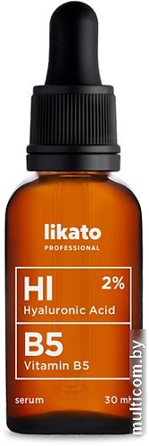 Likato Professional Сыворотка для лица С гиалуроновой кислотой и витамином В5 (30 мл)