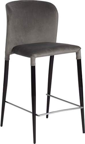 Стул TetChair Alvor (серый Barkhat 26/черный)