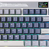 Клавиатура Royal Kludge M87 RGB Ocean Blue (RK Cream)