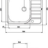 Кухонная мойка TEKA E 50 1C 580x500 MTX [30000061]