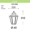 Садовый светильник Fumagalli Anna E22.000.000.WXF1R
