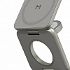 Беспроводное зарядное Magssory Fold Pro 3 в 1 WCH063 (титановый)