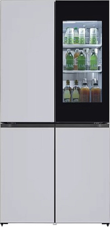 Четырёхдверный холодильник LG GR-A24FQAKM
