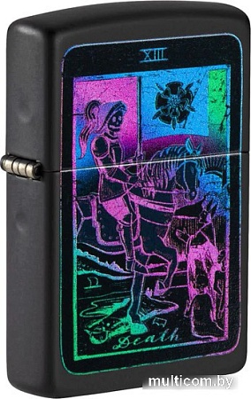 Зажигалка Zippo Black Light Tarot Card Design 49698-000003