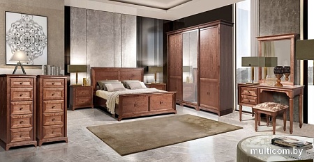 Тумба Гомельдрев ГМ 6682 береза (табак)