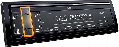 USB-магнитола JVC KD-X161