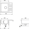 Кухонная мойка Aquasanita Notus SQ102AW (ora 112)