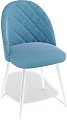 Стул Kenner 147 KS (белый/микровелюр бирюзовый)