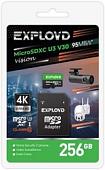 Exployd Vision microSDXC 256GB EX256GCSDXC10-U3-V30 (с адаптером)