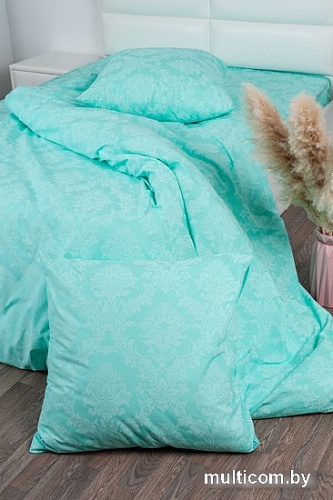 Постельное белье Миланика Бирюза 2.0сп (поплин/жаккард)