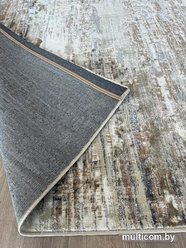 Ковер для жилой комнаты Radjab Carpet Бьянка прямоугольник D060A 7621RK-b 2x2.9 (cream shirink/vizon fdy)