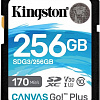 Карта памяти Kingston Canvas Go! Plus SDXC 256GB