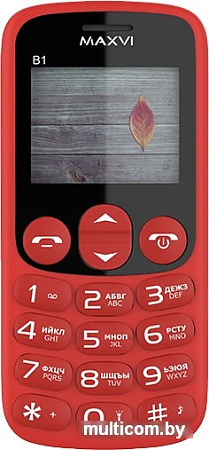Мобильный телефон Maxvi B1 (красный)