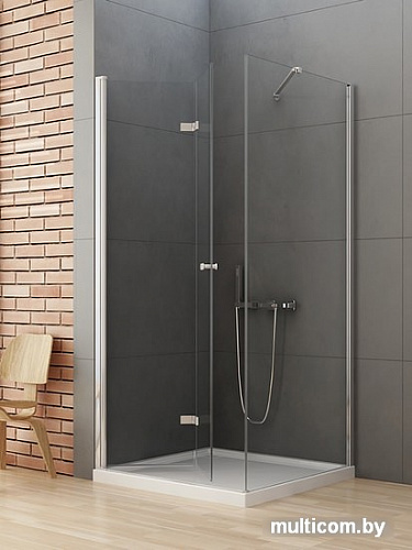 Душевой уголок NEW TRENDY New Soleo 90x90 левая D-0149A/D-0088B