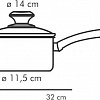 Кастрюля с длинной ручкой Tescoma Presto 594914