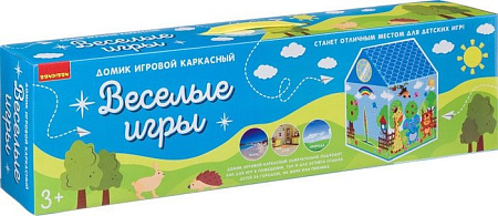 Игровая палатка Bondibon Веселые игры Зверята ВВ4482