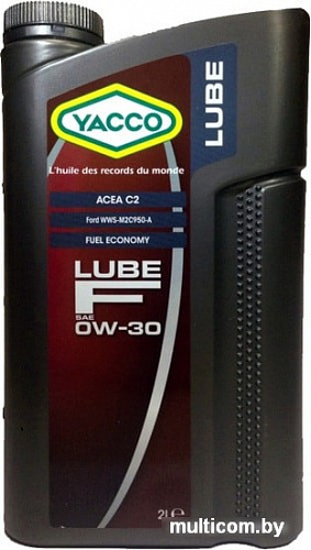 Моторное масло Yacco Lube F 0W-30 2л