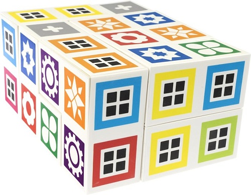 Головоломка Bondibon Мультикубики. Логика сложения ВВ5081