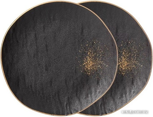 Набор обеденных тарелок Bronco Midnight Gold 42-433