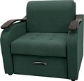 Кресло Сириус Лидер-2 ППУ 95x110 (Eva 19 велюр темно-зеленый)
