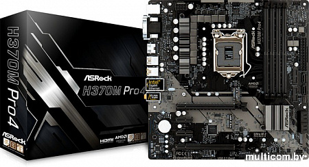 Материнская плата ASRock H370M Pro4