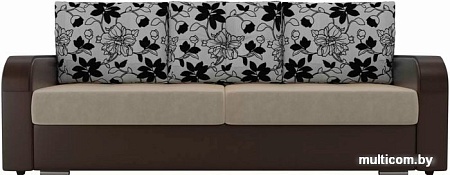 Диван Лига диванов Мейсон 102140 (бежевый/коричневый/серый)