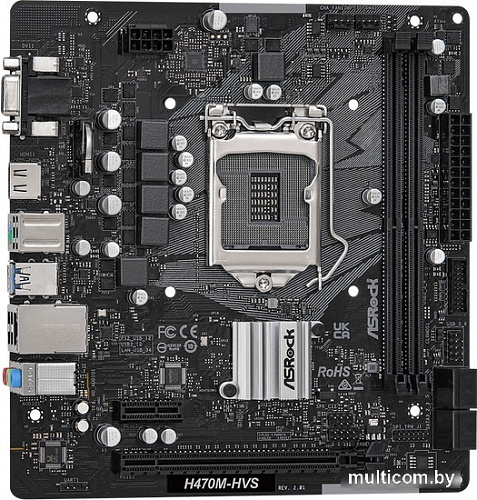 Материнская плата ASRock H470M-HVS R2.0
