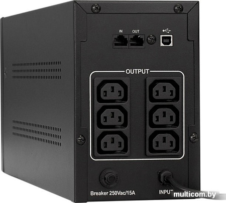Источник бесперебойного питания ExeGate SpecialPro UNB-1200.LED.AVR.C13.RJ.USB
