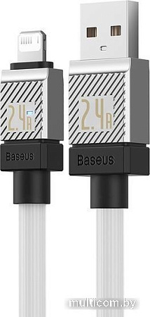Кабель Baseus CoolPlay Series USB Type-A - Lightning (1 м, белый)