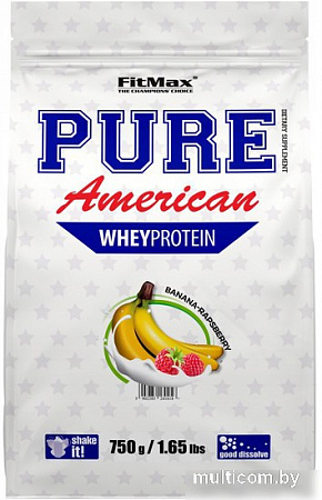 Протеин сывороточный (концентрат) Fitmax Pure American (750 г, банан/малина)