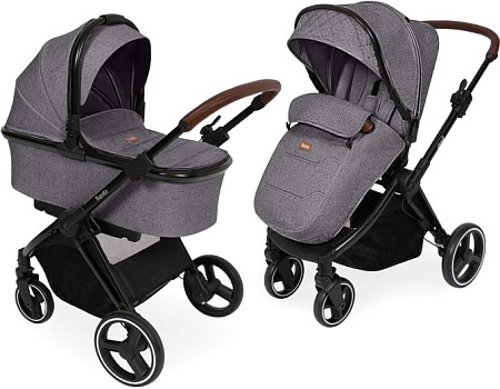 Универсальная коляска Nuovita Edel (2 в 1, серый)
