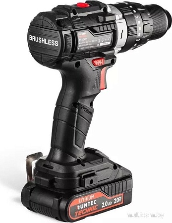 Ударная дрель-шуруповерт Runtec RT-ID40T (с 2-мя АКБ, кейс)