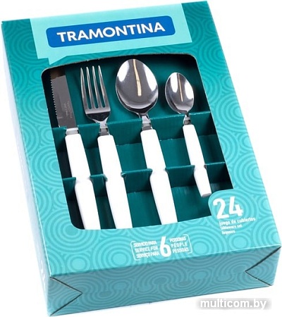 Набор столовых приборов Tramontina Munique 23299872 (белый)