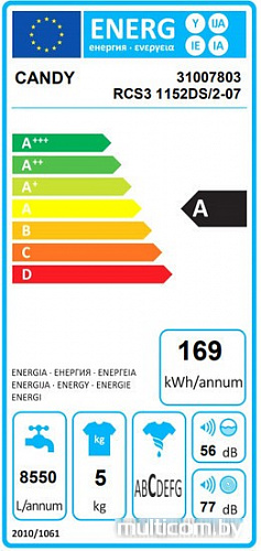 Стиральная машина Candy RCS3 1152DS/2-07