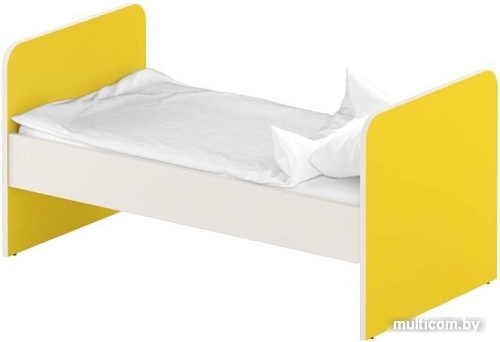 Кровать Славянская столица ДУ-КО12 (белый/желтый)