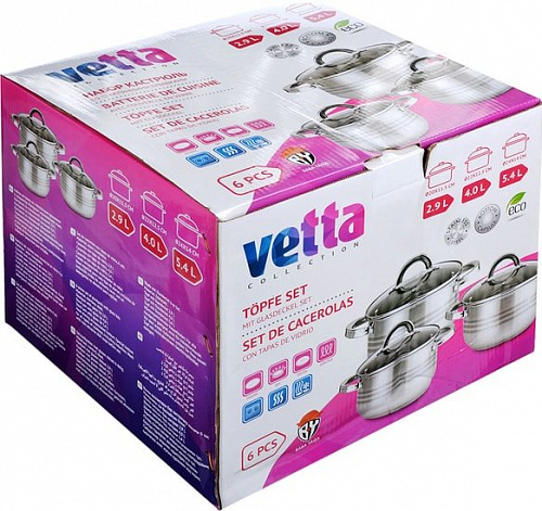 Набор кастрюль Vetta 822-116