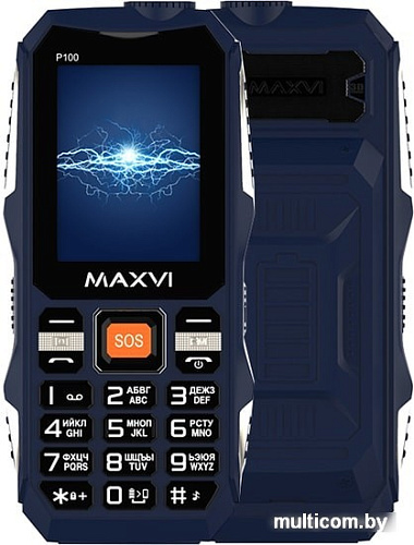 Мобильный телефон Maxvi P100 (синий)