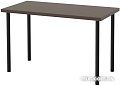 Письменный стол Ikea Линнмон/Адильс (геометрический синий/черный) [492.468.02]