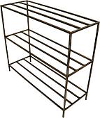 Полка для обуви Dudo ПО-3 (черный)