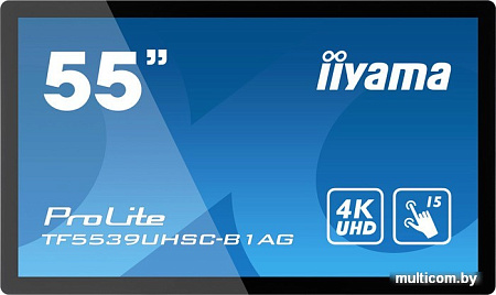 Интерактивная панель Iiyama ProLite TF5539UHSC-B1AG