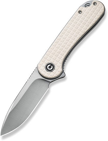 Складной нож Civivi Elementum D2 Steel Satin Finished Handle G10 Ivory C907A-3