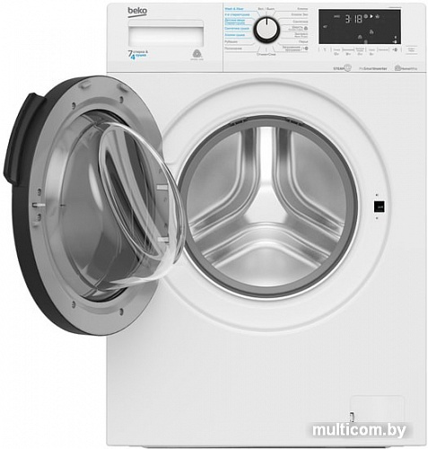 Стирально-сушильная машина BEKO WDB7425R2W