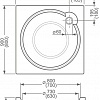 Душевой поддон Roltechnik Aloha P Sanipro 90x90 [8000149]