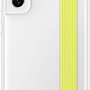 Чехол для телефона Samsung Slim Strap Cover S21 FE (белый)
