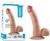 Реалистичный фаллоимитатор Lovetoy The Ultra Soft Dude 20 см LV1082