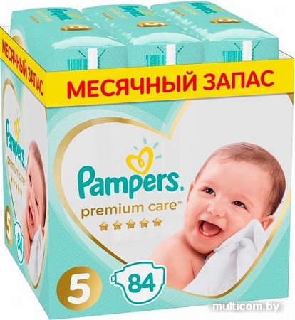 Подгузники Pampers Premium Care 5 Junior (84 шт)